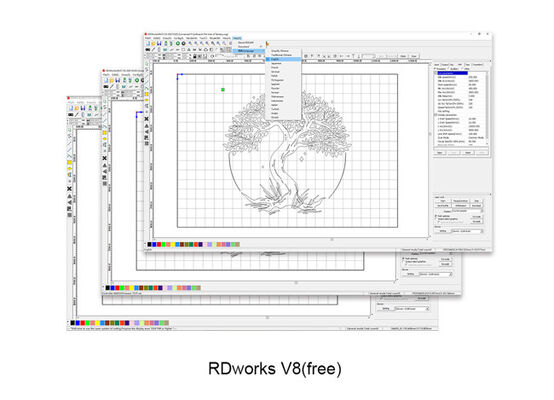 RUIDA RDC6442S CO2 Laser Controller Non Metal Cutting Machine CO2 Control Panel