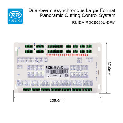 Ruida RDC6685U-DFM Dual Beam CO2 Laser Controller with Visual Cutting