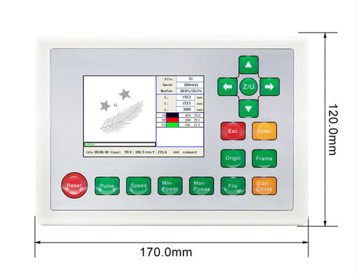 RUIDA RDV6442S CO2 Vision Controllers For Non Metal Cutting With Double Heads