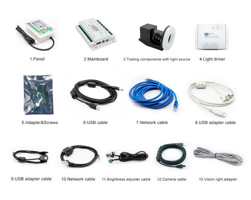 RUIDA RDV6442S CO2 Vision Controllers For Non Metal Cutting With Double Heads