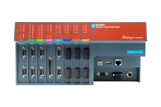 6 Axis Fiber Laser Cutting Controller RDC6563F Control Panel Laser Engraver Controller