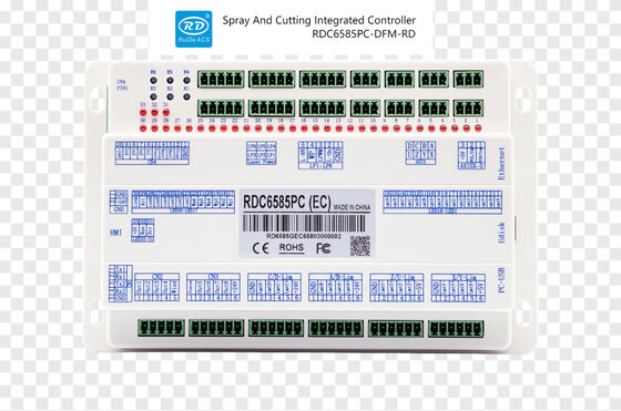 2 Channel Laser Height Controller With Spray Cutting 8 Axis System Ruida RDC6585PC