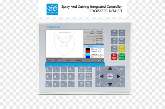 2 Channel Laser Height Controller With Spray Cutting 8 Axis System Ruida RDC6585PC