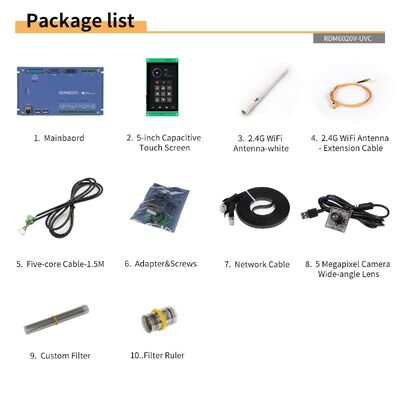 CO2 Fiber And UV Laser Marking Controller With UVC Camera RDM6020V