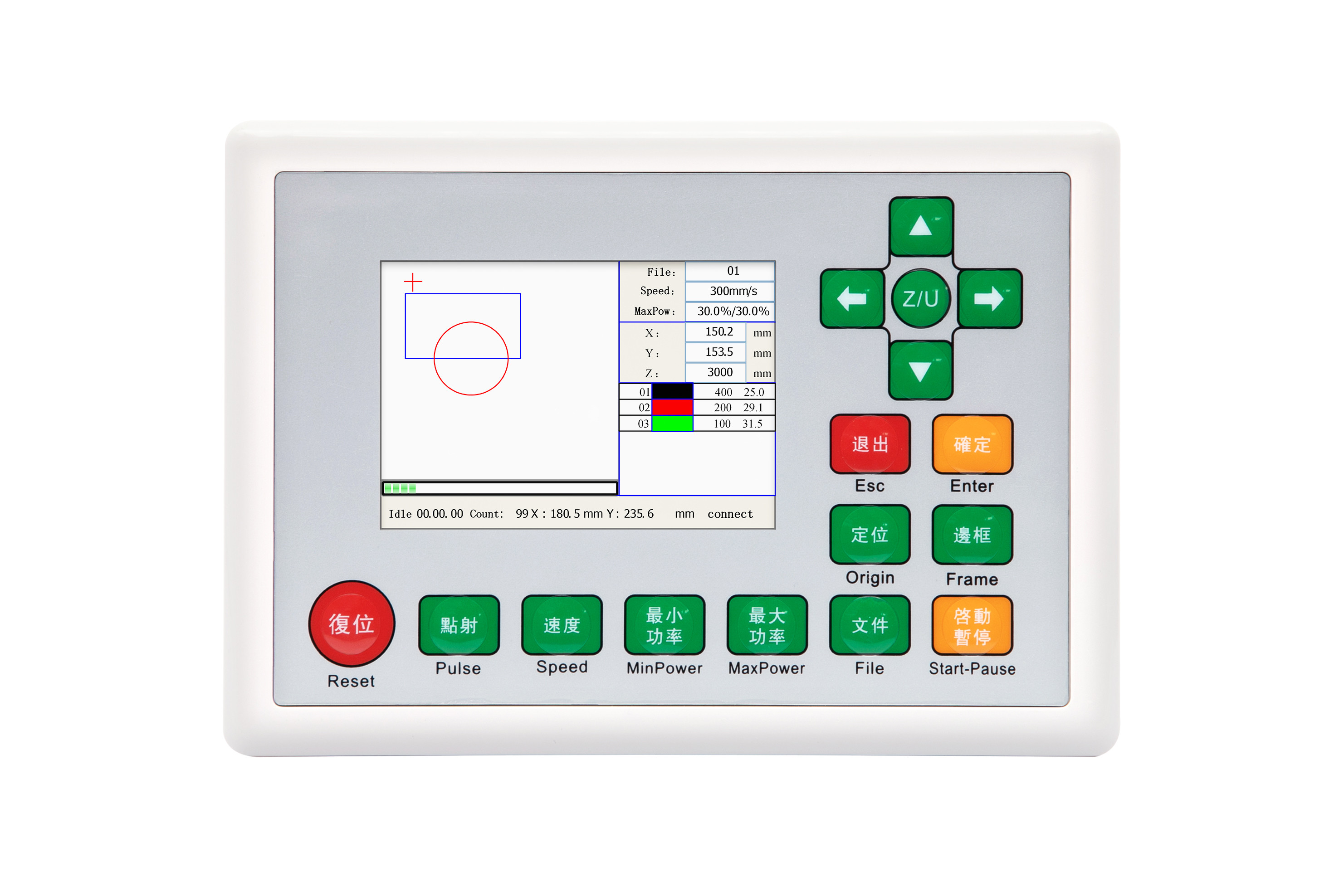 RDV6442G Vision Laser Controller for CO2 Engraving Machines